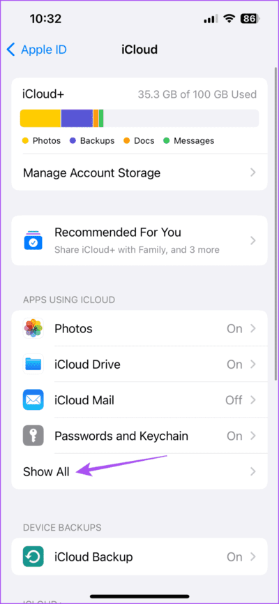 show-all-apps-icloud-settings-iphone-1-710x1536-2 4 أفضل الطرق لطباعة جهات الاتصال من iPhone