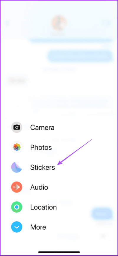 stickers-messages-iphone-712x1536-1 أفضل 6 إصلاحات لعدم عمل الملصقات في تطبيق Messages على iPhone