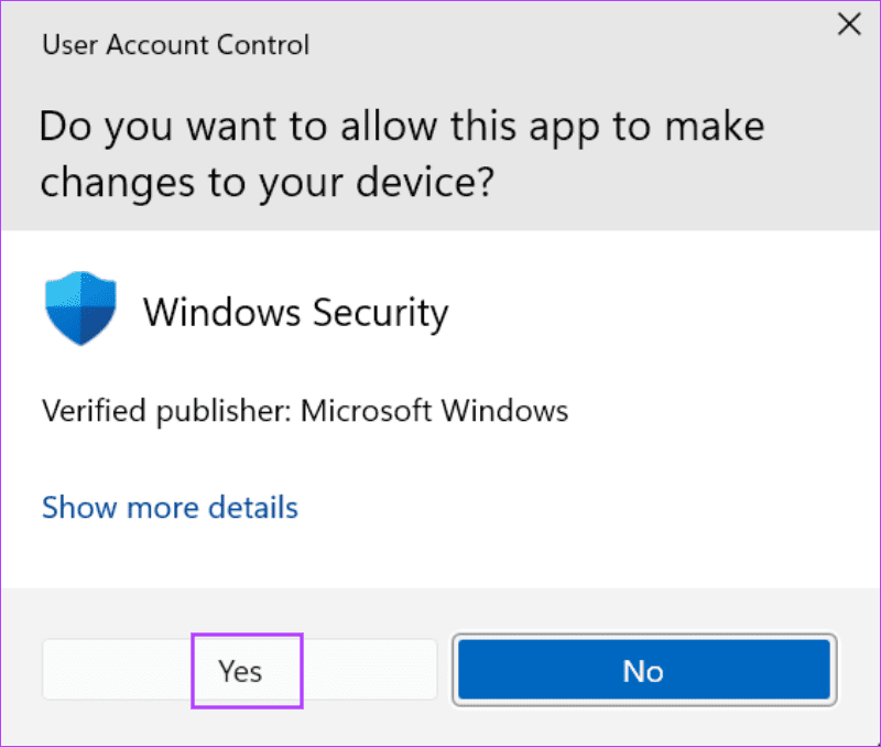 uac-windows-win-security أفضل 7 طرق لإصلاح عدم عمل CCleaner في Windows 11