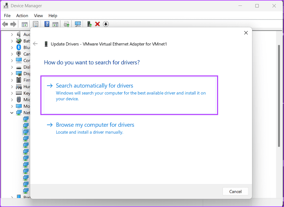 update-driver-2-1 أفضل 8 إصلاحات لخطأ شاشة الموت الزرقاء "APC Index Mismatch" في Windows 10 أو 11