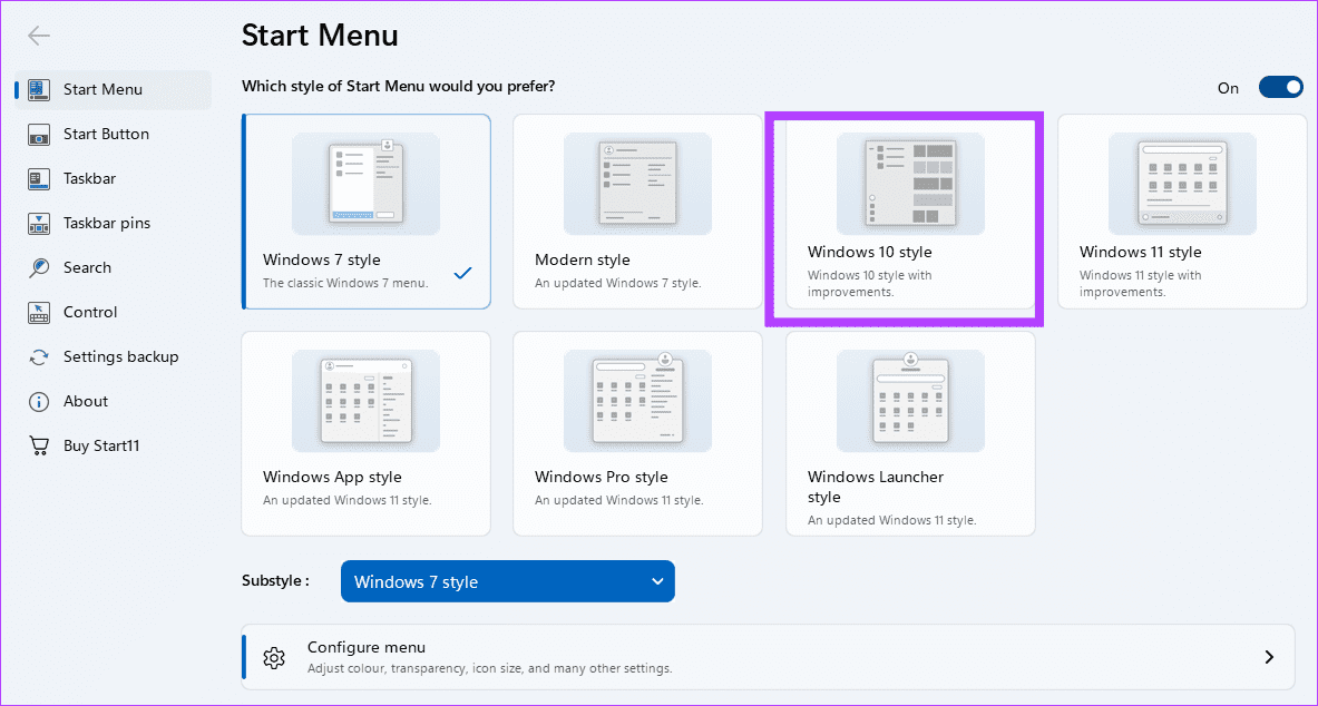 windows-10-style أفضل 7 طرق لجعل Windows 11 يبدو مثل Windows 10