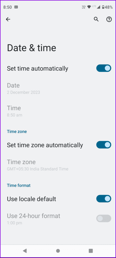with-border-Screenshot_20231202-085050-694x1536-1 أفضل 7 إصلاحات لعدم عمل تطبيق الساعة على Android