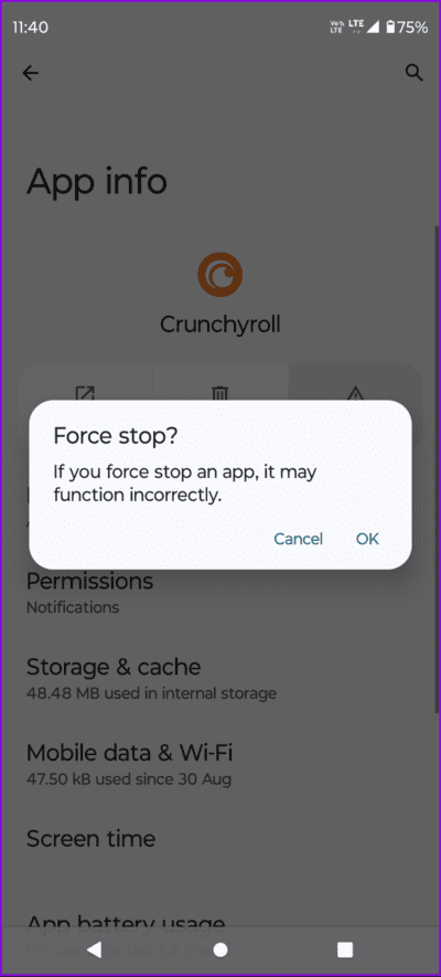 with-border-Screenshot_20231220-114013-694x1536-1 أفضل 7 حلول لعدم إمكانية تسجيل الدخول إلى Crunchyroll
