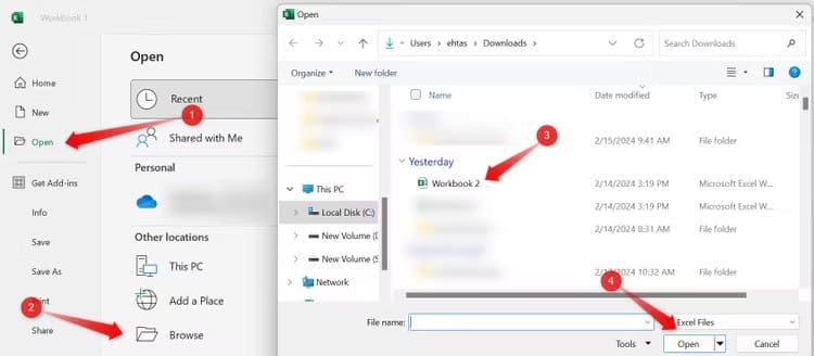 03-opening-an-excel-file-directly-from-microsoft-excel Excel يفتح المستندات الفارغة؟ جرب هذه النصائح لإصلاح المشكلة