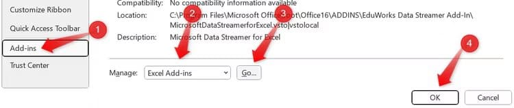 07-opening-the-list-of-installed-add-ins-in-microsoft-excel Excel يفتح المستندات الفارغة؟ جرب هذه النصائح لإصلاح المشكلة