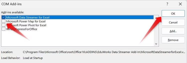 09-disabling-a-com-add-in-in-microsoft-excel Excel يفتح المستندات الفارغة؟ جرب هذه النصائح لإصلاح المشكلة