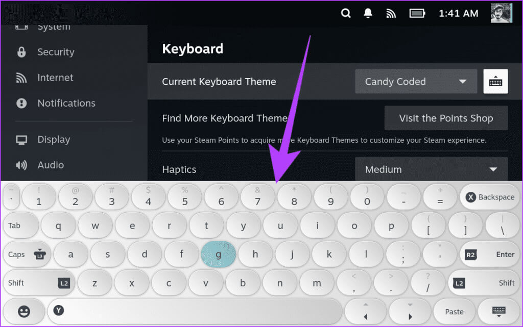 1.4-simply-tap-on-the-keyboard-icon-next-to-the-theme-name-to-see-a-live-preview-of-your-selected-keyboard-theme-1024x641-1 كيفية تغيير سمة لوحة المفاتيح على Steam Deck