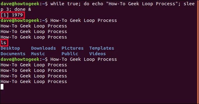 11-4 كيفية تشغيل العمليات الخلفية والتحكم فيها على نظام Linux