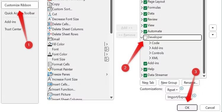 12-disabling-the-developer-tab-in-microsoft-excel Excel يفتح المستندات الفارغة؟ جرب هذه النصائح لإصلاح المشكلة