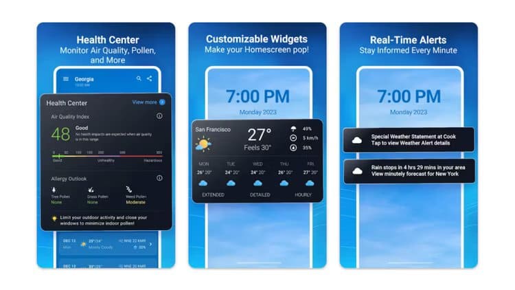 أفضل 10 تطبيقات لويدجت الطقس على نظام Android - %categories