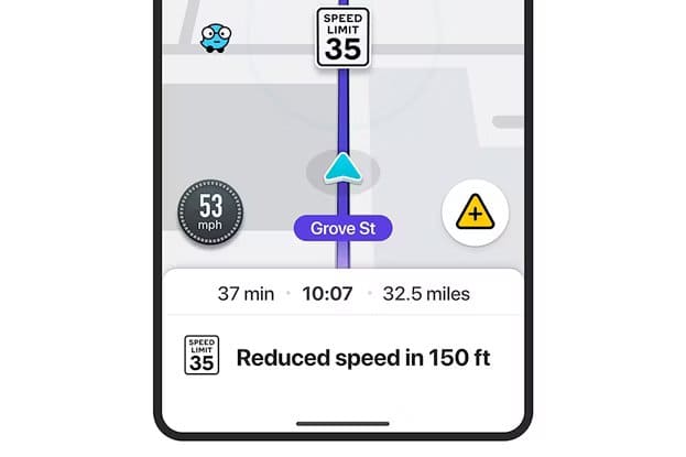 يحذرك Waze الآن من تغييرات حدود السرعة والمنعطفات الحادة والمزيد - %categories