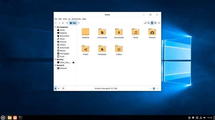 2023-08-16_16h46_07 كيفية جعل نظام Linux يبدو مثل نظام التشغيل Windows 10