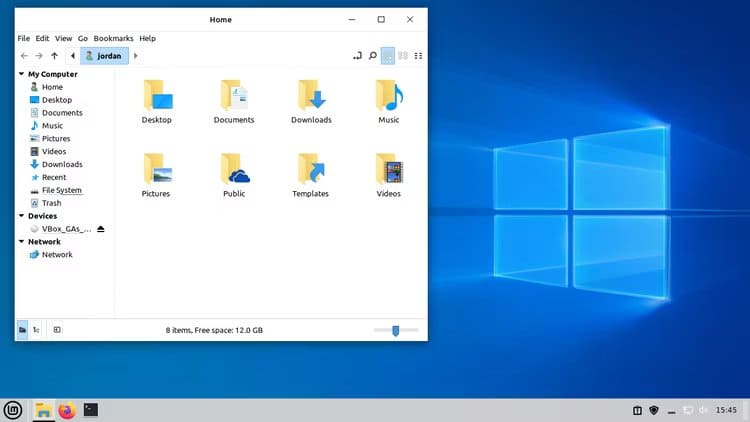 Linux'un Windows 10'a benzemesi nasıl sağlanır - %categories