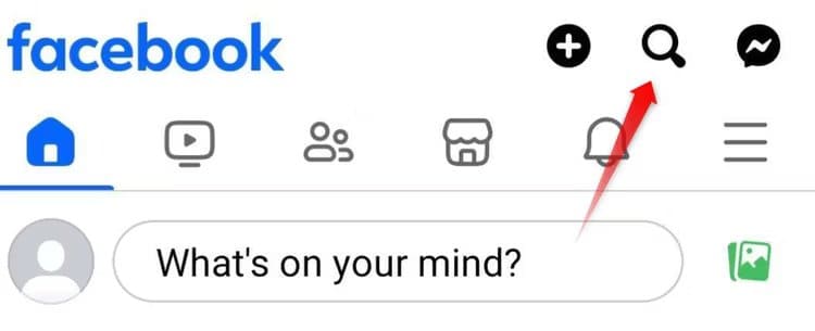 3-pointing-to-the-magnifying-glass-used-for-searching-on-facebook كيفية التحقق مما إذا كان شخص ما قد قام بحظرك على Facebook