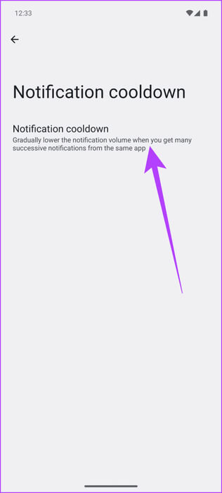 3.-Inside-tap-on-Notification-Cooldown-once-again-462x1024-1 كيفية تمكين Notification Cooldown على Android 15