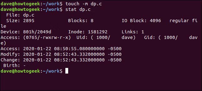4-6 شرح الطوابع الزمنية لملفات Linux لـ : atime وmtime وctime