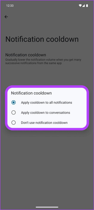 كيفية تمكين Notification Cooldown على Android 15 - %categories