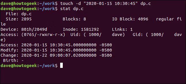 5-6 شرح الطوابع الزمنية لملفات Linux لـ : atime وmtime وctime