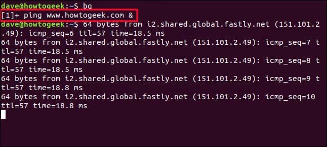 6-5-1 كيفية تشغيل العمليات الخلفية والتحكم فيها على نظام Linux