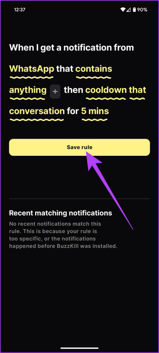 6.1-Finally-tap-on-Save-rule-462x1024-1 كيفية تمكين Notification Cooldown على Android 15