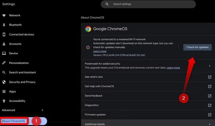 8-checking-the-available-chromeos-updates-in-chromebook-settings الكاميرا لا تعمل على جهاز Chromebook؟ جرب هذه النصائح لإصلاحها