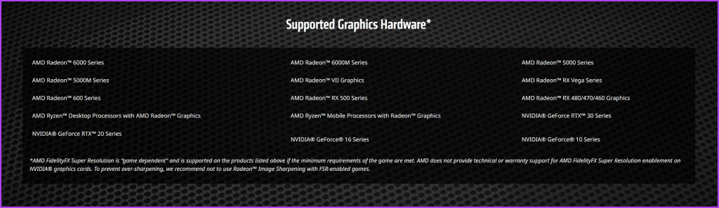 AMD-FSR-Compatibility-1024x297-1 AMD FSR مقابل Nvidia DLSS: ما هو أفضل برنامج ترقية للألعاب؟