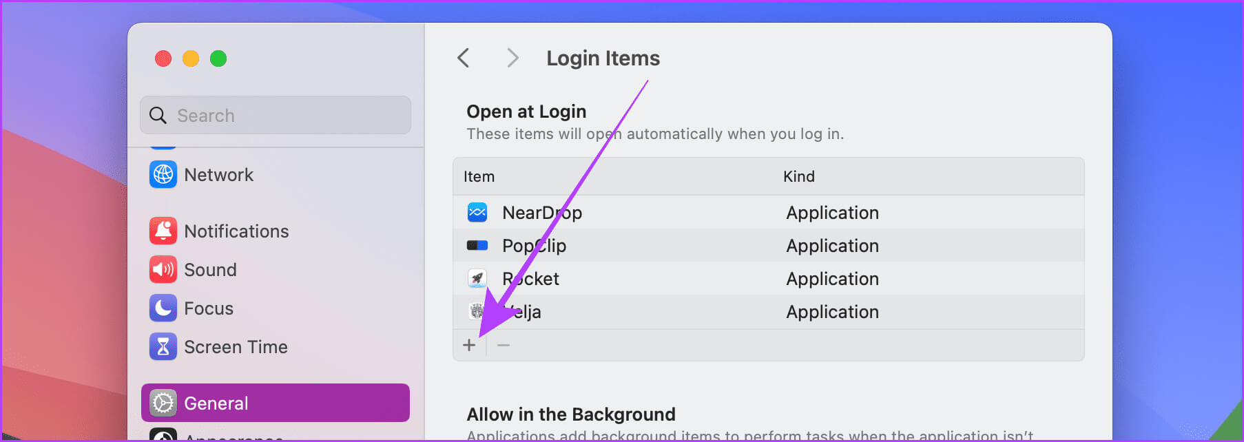 Add-Login-Items 8 أفضل التطبيقات المساعدة لجهاز Mac لتسريع سير عملك
