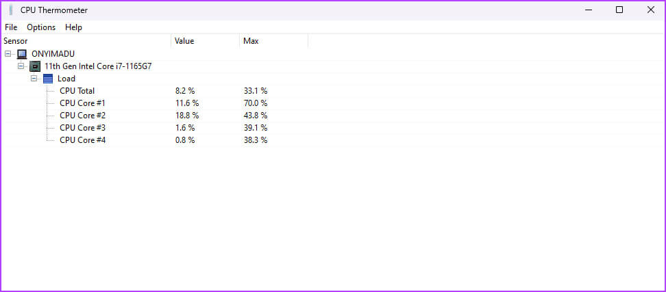 CPU-thermometer أفضل 8 برامج لمراقبة درجة الحرارة والتحكم بها في Windows