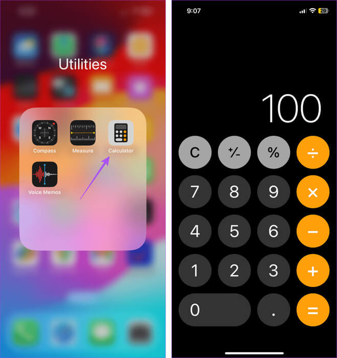 Calculator-app-calculations 5 طرق لرؤية سجل الآلة الحاسبة على iPhone