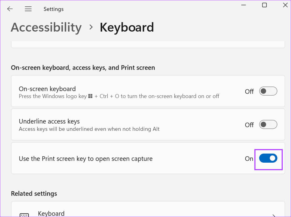 Check-and-Configure-Lightshots-Capture-Key-3 أفضل 6 إصلاحات لعدم عمل Lightshot على Windows 11