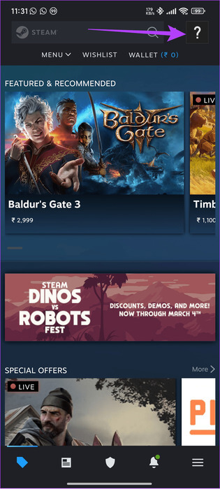 Choose-the-profile-picture-at-the-top كيفية إضافة أصدقاء على Steam دون الدفع