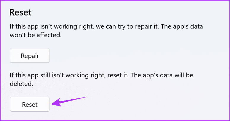 Click-on-Reset-Windows كيفية مسح ذاكرة التخزين المؤقت لبرنامج Messenger على أي جهاز