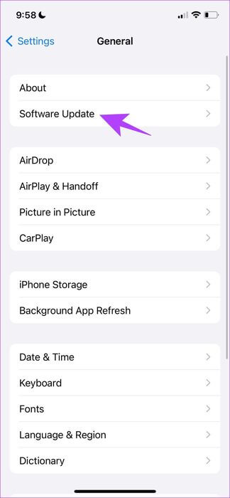 Click-on-Software-Update-3 5 طرق لإصلاح عدم تحديث iOS تلقائيًا بين عشية وضحاها