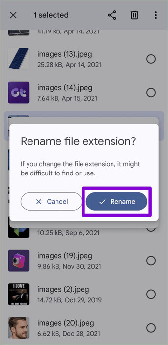 Confirm-Change-File-Type-or-Extension-on-Android-500x1024-1 كيفية تغيير نوع الملف (الامتداد) على Android