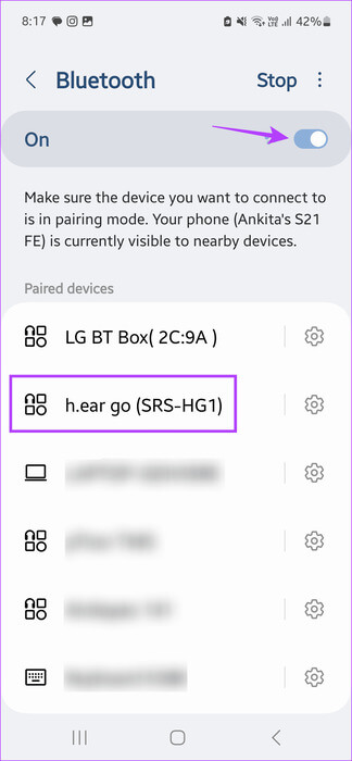 Connect-to-audio-device ما هو صوت التطبيق المنفصل من Samsung وكيفية استخدامه