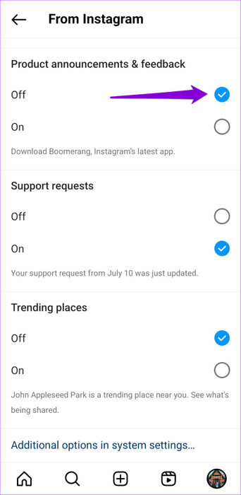 Disable-Instagram-Product-Notifications-on-Phone-500x1024-1 كيفية إيقاف منشورات وإشعارات Threads من الظهور على Instagram