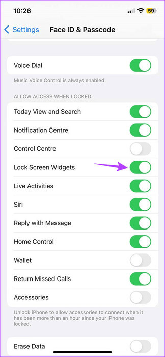 Disable-lock-screen-widgets كيفية إزالة الأدوات من شاشة قفل iPhone