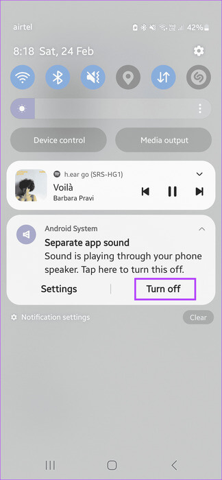 Disable-separate-app-sounds ما هو صوت التطبيق المنفصل من Samsung وكيفية استخدامه