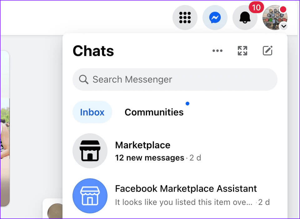 Facebook-Marketplace-messages-not-showing-in-Messenger-1-1 أفضل 9 طرق لإصلاح عدم ظهور رسائل Facebook Marketplace في Messenger