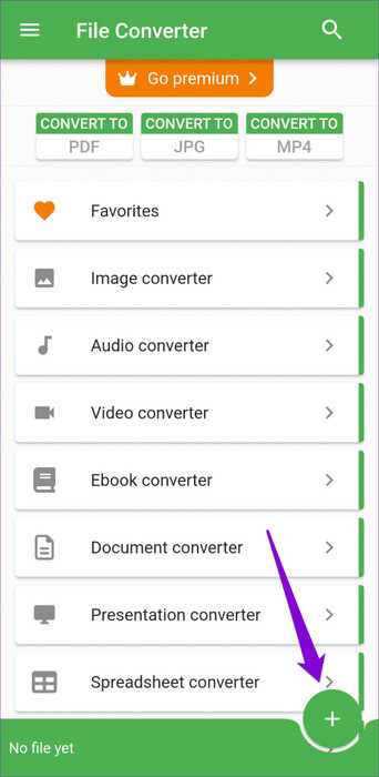 File-Converter-App-500x1024-1 كيفية تغيير نوع الملف (الامتداد) على Android