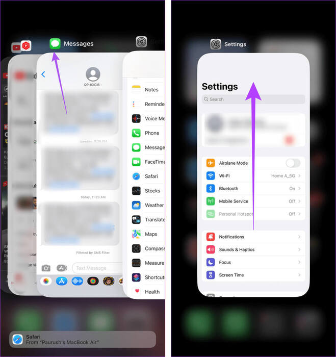 Force-Close-Background-Apps-5 كيفية مسح ذاكرة الوصول العشوائي على iPhone