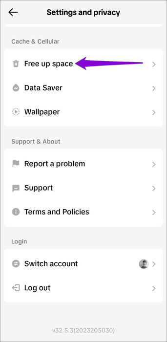 Free-Up-Storage-Space-Used-by-TikTok-App-500x1024-1 لماذا يتأخر TikTok على Android أو iPhone وكيفية إصلاحه