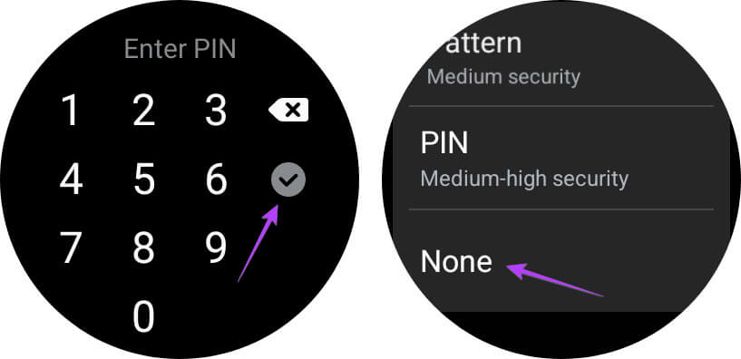 Galaxy-watch-disable-lock كيفية إزالة رمز PIN للأمان من Samsung Galaxy Watch
