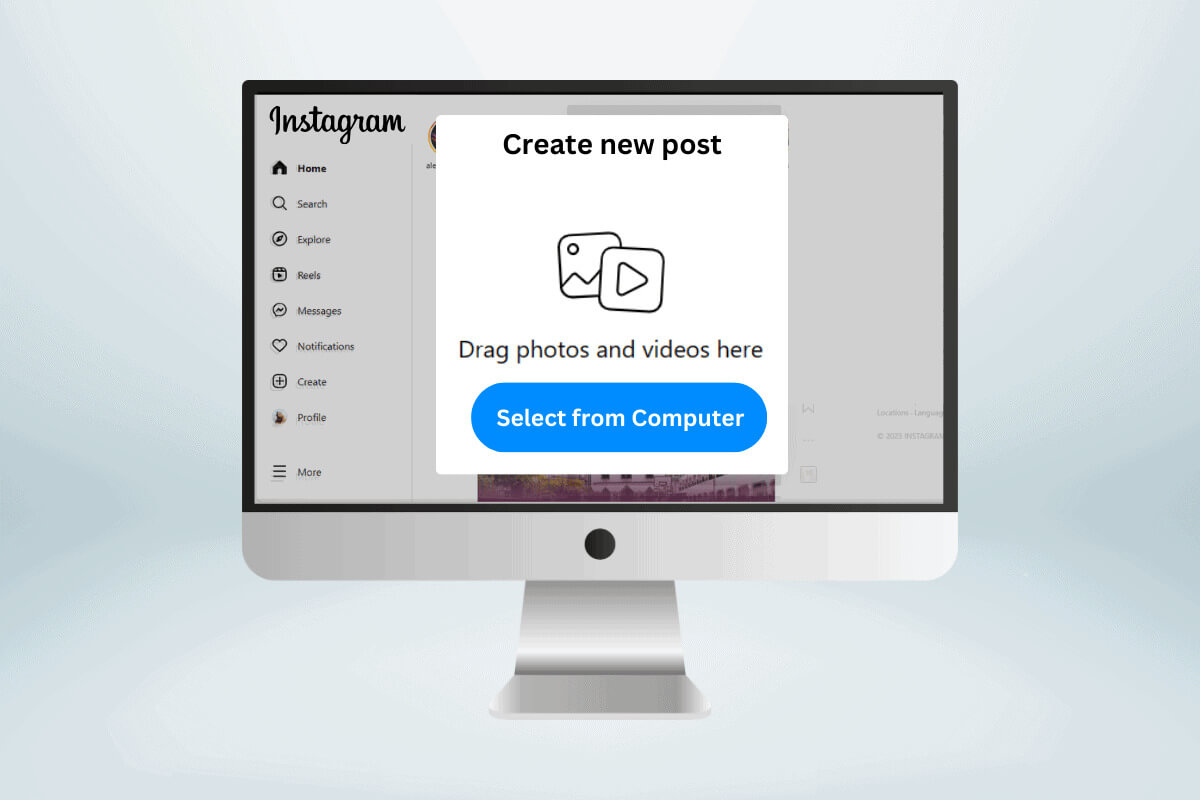 How-to-Upload-Video-to-Instagram-Story-from-PC-or-Mac كيفية تحميل فيديو إلى Instagram Story من جهاز الكمبيوتر أو Mac