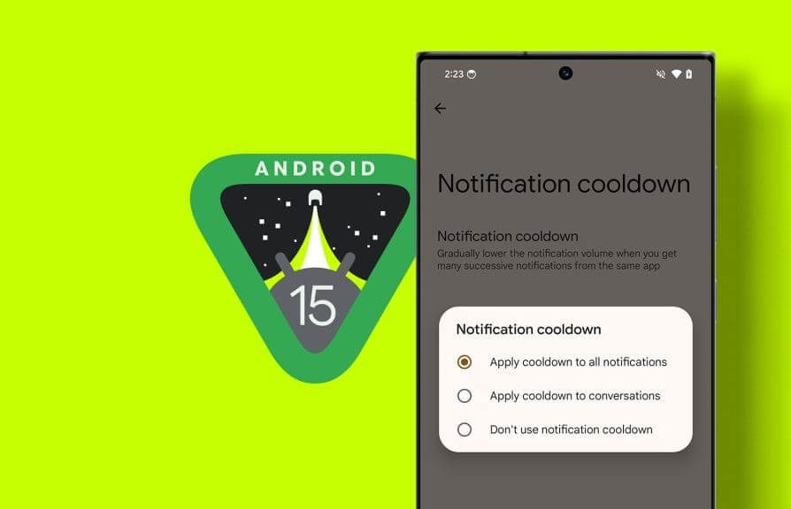 كيفية تمكين Notification Cooldown على Android 15 - %categories