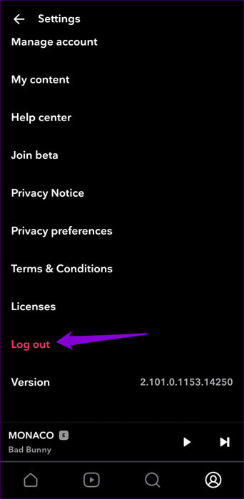 Log-Out-of-Tidal-App-on-Phone-500x1024-1 أفضل 7 طرق لإصلاح مشكلة عدم عمل Tidal على Android وiPhone