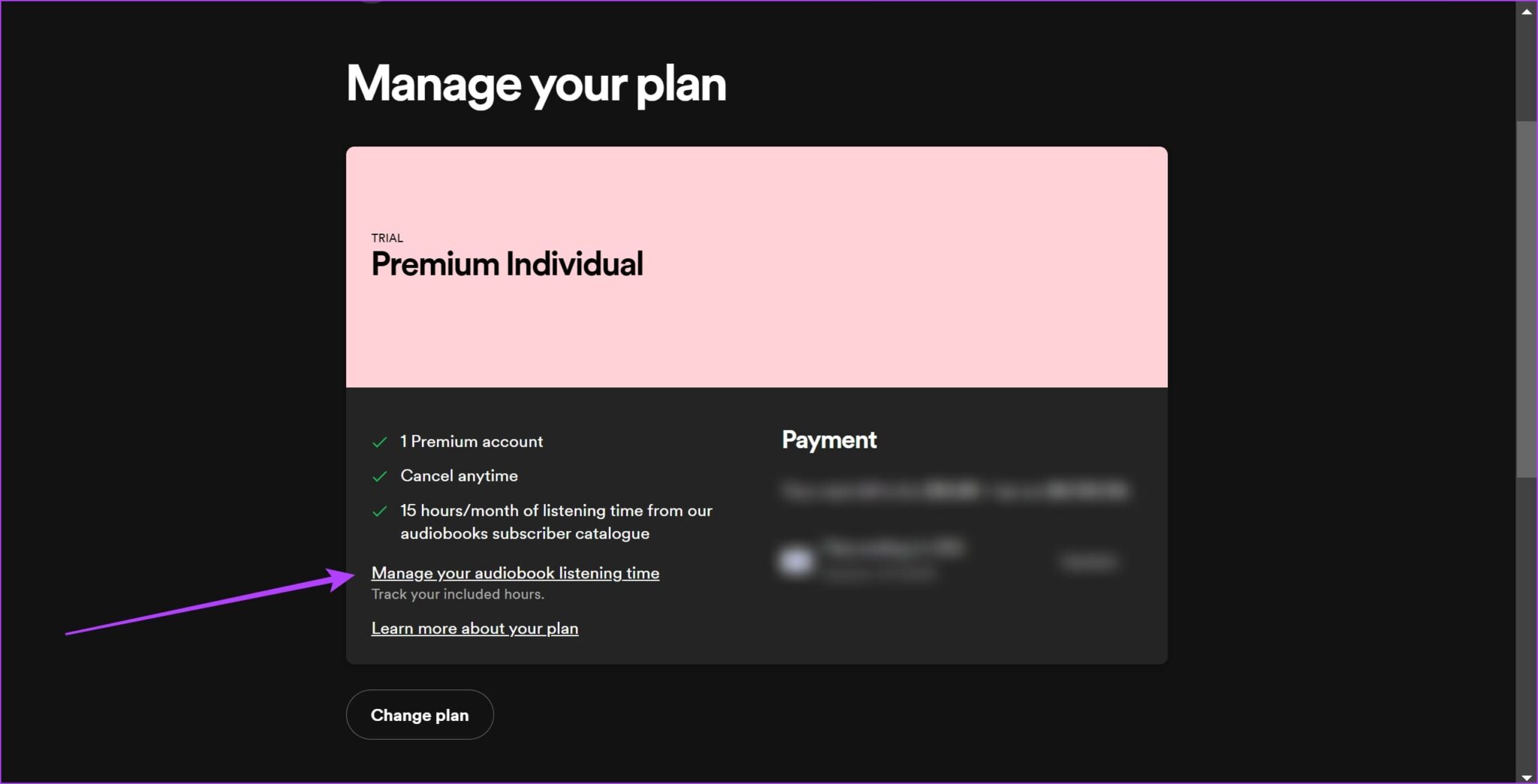 Manage-your-audiobook-listening-time كيفية شراء الكتب الصوتية والاستماع إليها على Spotify