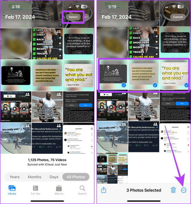Move-Photos-to-Shared-Library-on-iPhone-1 9 طرق لتنظيم الصور على iPhone