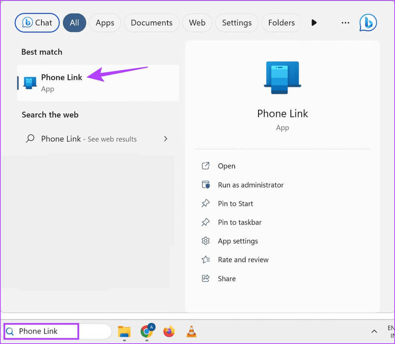 Open-Phone-Link-App-on-Windows-11 6 طرق لاستعادة الرسائل النصية المحذوفة على Android