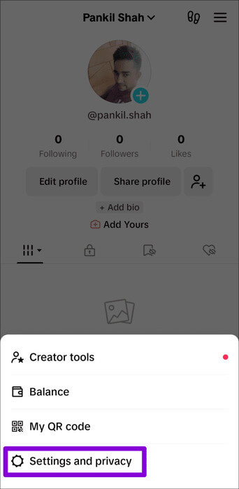 Open-TikTok-App-Settings-Menu-500x1024-1 لماذا يتأخر TikTok على Android أو iPhone وكيفية إصلاحه